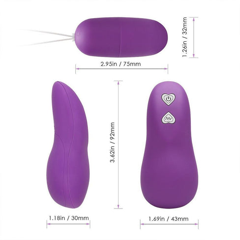 68 Speed Waterproof Wireless Vibrator Egg Bullet  Clitoral Massage sex Product Women