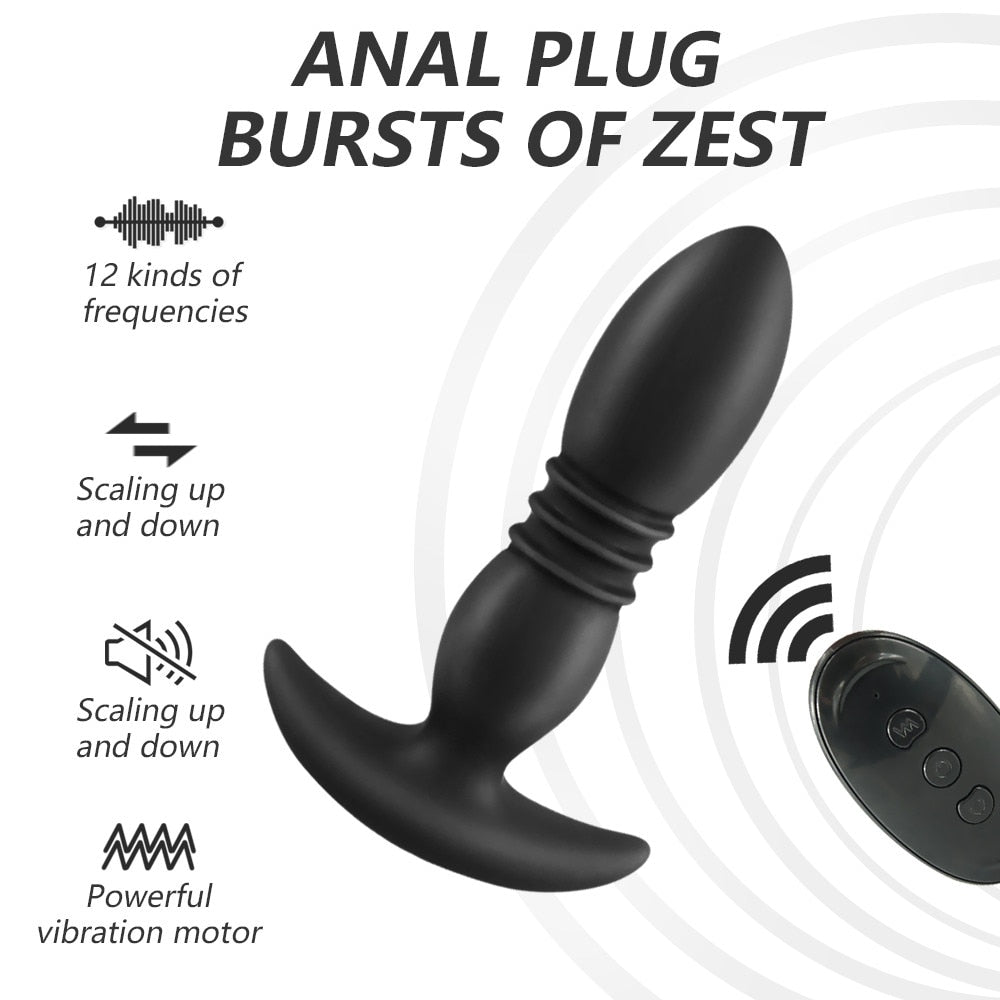 Wireless Anal Plug Male Masturbator Anal Vibrator Dildo For Men Prostate Massager G-spot Stimulation Adult Sex Toys for Men Shop