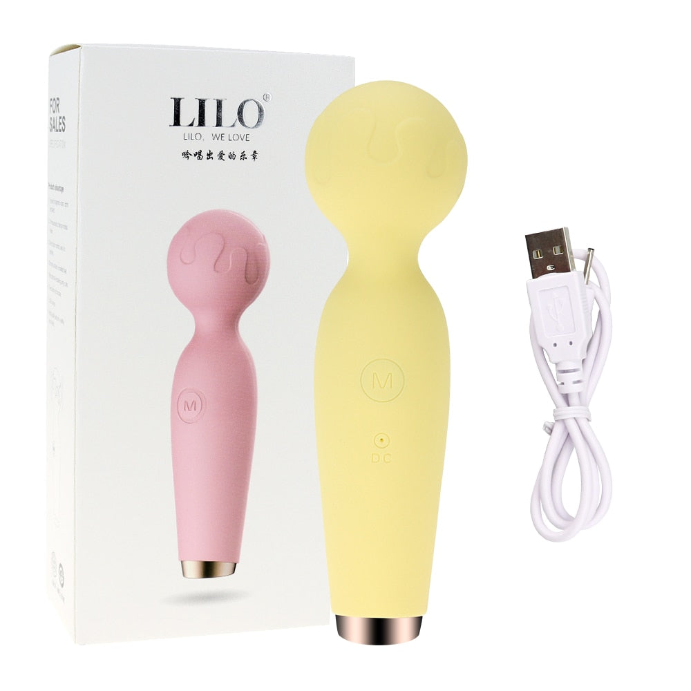 Wireless Dildos AV Vibrator Magic Wand for Women Clitoris Stimulator USB Rechargeable Massager Sex Toys for Muscle Adults