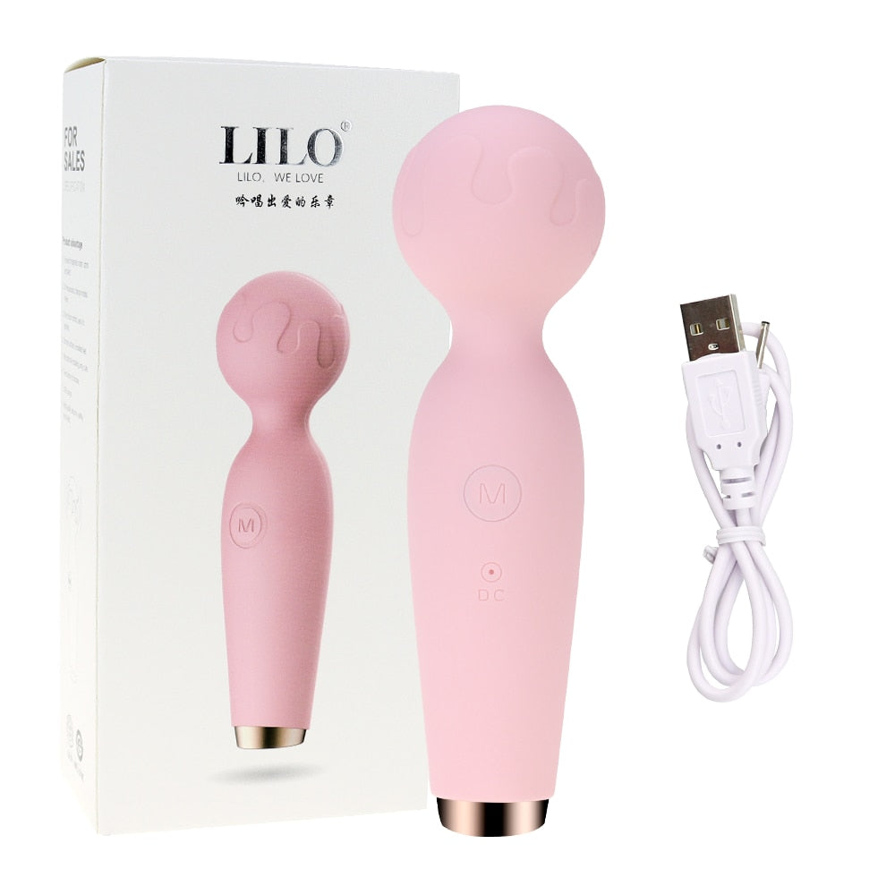 Wireless Dildos AV Vibrator Magic Wand for Women Clitoris Stimulator USB Rechargeable Massager Sex Toys for Muscle Adults
