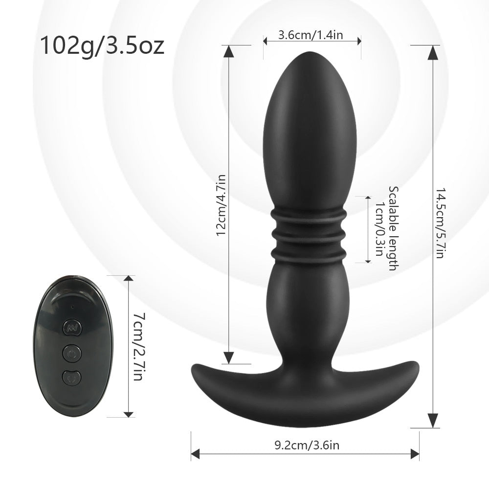 Wireless Anal Plug Male Masturbator Anal Vibrator Dildo For Men Prostate Massager G-spot Stimulation Adult Sex Toys for Men Shop
