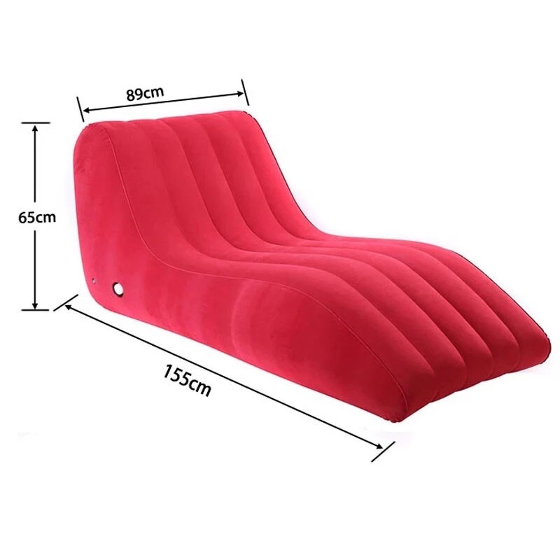Sex Sofa S Shape Inflatable Pillow Chair Furniture Sex Toys For Couples Adults Games Bdsm Cushion Position Love Lounge