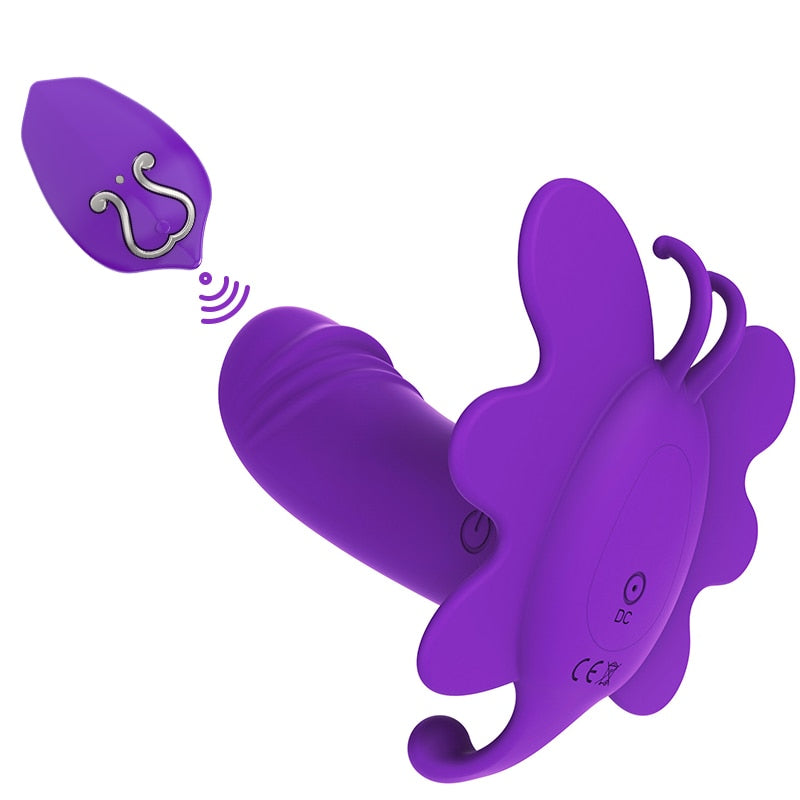 Remote Control Wearable Vibrator Dildo Vibrators for Women G-spot Clitoris Invisible Butterfly Panties Vibrating Egg Sex Toys 18